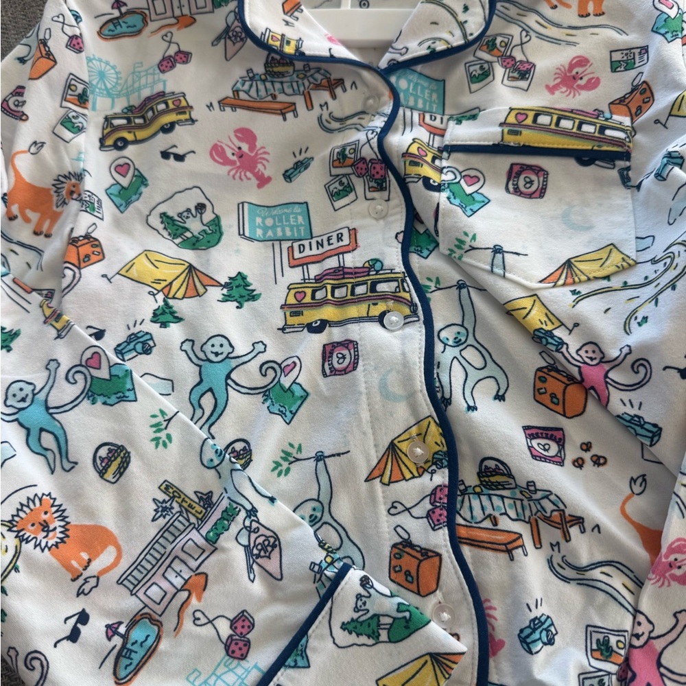Target x Roller Rabbit Pajama Set - Picture 3 of 3